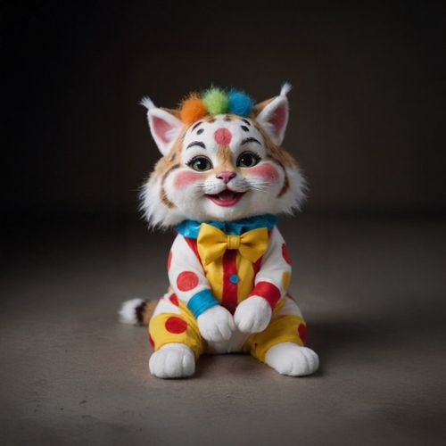 Кот Клоун.jpg — Картинки для брелков / Разное, 2072×2072, обои скачать бесплатно