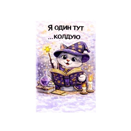 Кот Колдую.jpg — Картинки для брелков / Разное, 2072×2072, обои скачать бесплатно