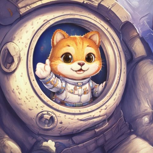 Кот Космонавт 2.jpg — Картинки для брелков / Разное, 2072×2072, обои скачать бесплатно