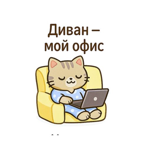 Кот На Диване 2.jpg — Картинки для брелков / Разное, 2072×2072, обои скачать бесплатно