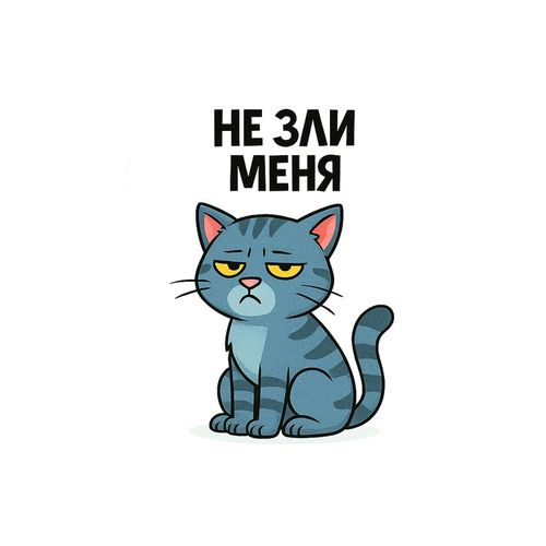 Кот Не Зли 2.jpg — Картинки для брелков / Разное, 2072×2072, обои скачать бесплатно