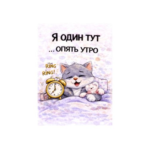 Кот Опять Утро.jpg — Картинки для брелков / Разное, 2072×2072, обои скачать бесплатно