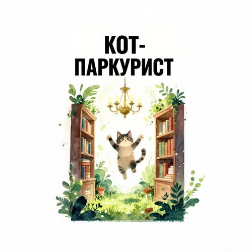 Кот Паркурист.jpg — Картинки для брелков / Разное, 2072×2072, обои скачать бесплатно