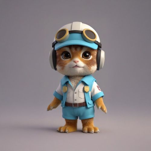 Кот Пилот 2.jpg — Картинки для брелков / Разное, 2072×2072, обои скачать бесплатно