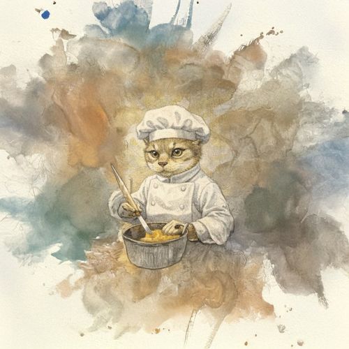 Кот Повар 14.jpg — Картинки для брелков / Разное, 2072×2072, обои скачать бесплатно