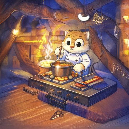 Кот Повар 9.jpg — Картинки для брелков / Разное, 2072×2072, обои скачать бесплатно