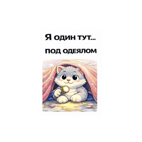 Кот Под Одеялом 2.jpg — Картинки для брелков / Разное, 2072×2072, обои скачать бесплатно
