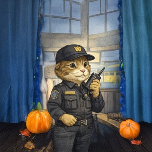 Кот Полицейский.jpg — Картинки для брелков / Разное, 2072×2072, обои скачать бесплатно