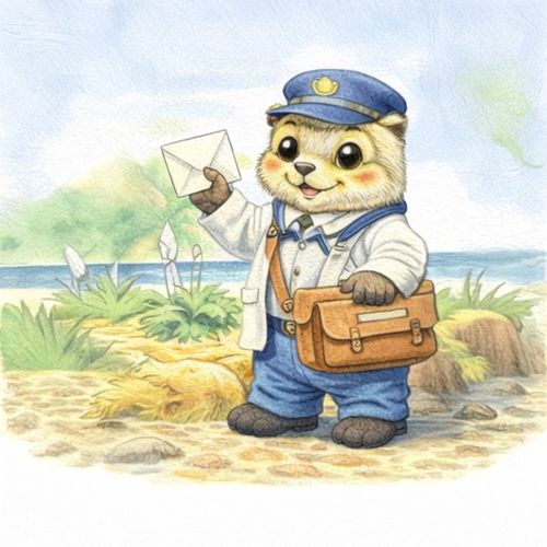Кот Почтальон 2.jpg — Картинки для брелков / Разное, 2072×2072, обои скачать бесплатно