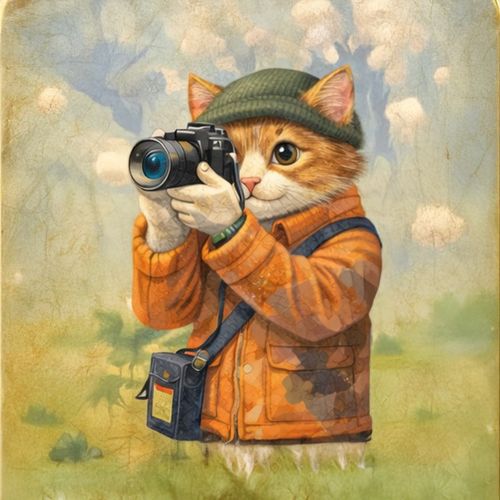 Кот Путешественник.jpg — Картинки для брелков / Разное, 2072×2072, обои скачать бесплатно