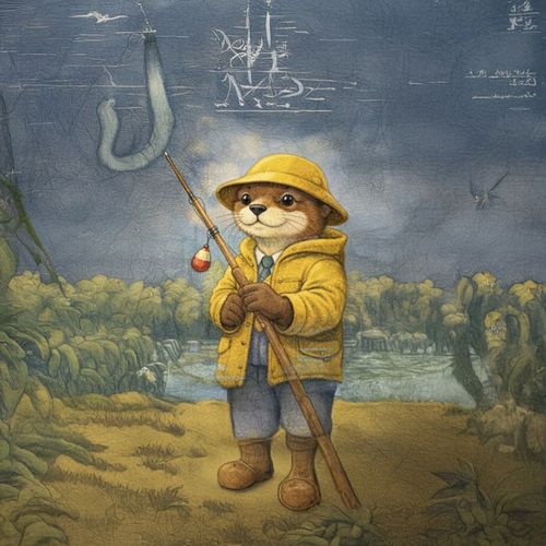 Кот Рыбак.jpg — Картинки для брелков / Разное, 2072×2072, обои скачать бесплатно