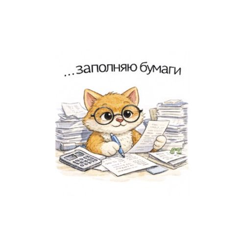Кот С Бумагами 2.jpg — Картинки для брелков / Разное, 2072×2072, обои скачать бесплатно
