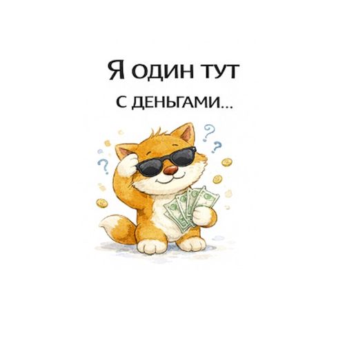 Кот С Деньгами 2.jpg — Картинки для брелков / Разное, 2072×2072, обои скачать бесплатно