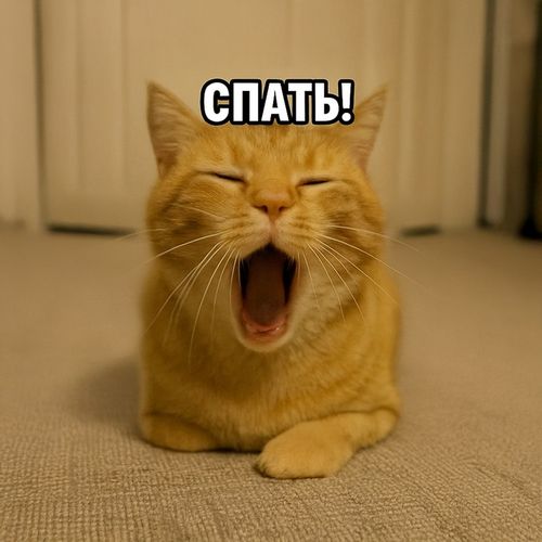 Кот Спать.jpg — Картинки для брелков / Разное, 2072×2072, обои скачать бесплатно