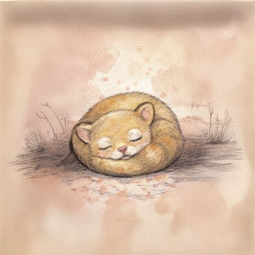 Кот Спит.jpg — Картинки для брелков / Разное, 2072×2072, обои скачать бесплатно