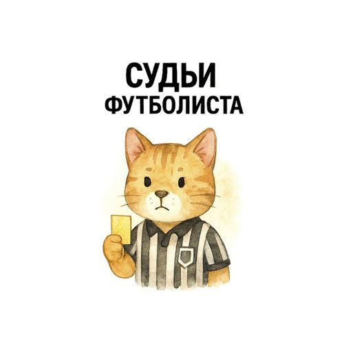 Кот Судья Футболиста.jpg — Картинки для брелков / Разное, 2072×2072, обои скачать бесплатно