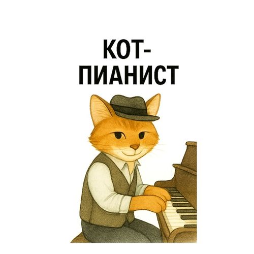 Кот У Пианино.jpg — Картинки для брелков / Разное, 2072×2072, обои скачать бесплатно