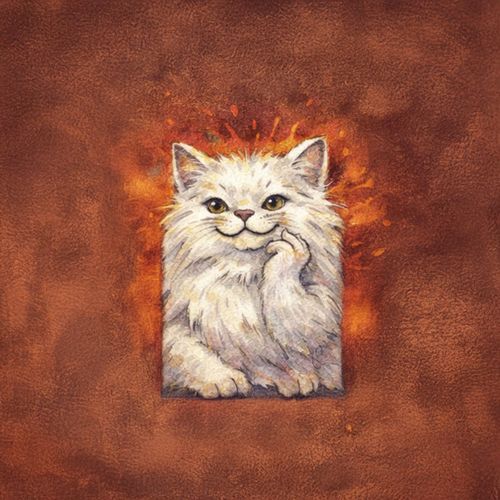 Кот Хитрый.jpg — Картинки для брелков / Разное, 2072×2072, обои скачать бесплатно