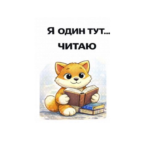 Кот Читает.jpg — Картинки для брелков / Разное, 2072×2072, обои скачать бесплатно