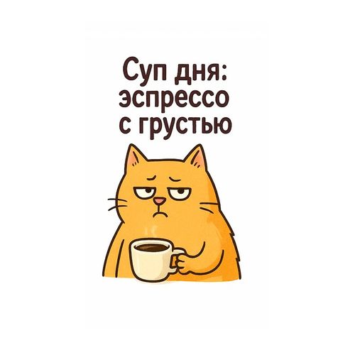 Кот Эспрессо 2.jpg — Картинки для брелков / Разное, 2072×2072, обои скачать бесплатно