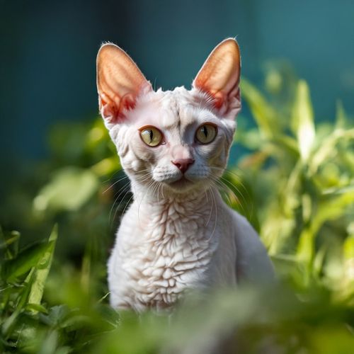 Котик Девон Рекс.jpg — Картинки для брелков / Разное, 2072×2072, обои скачать бесплатно