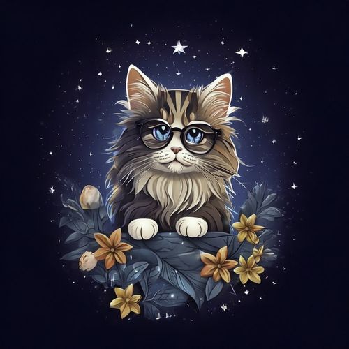 Котик Норвежская 2.jpg — Картинки для брелков / Разное, 2072×2072, обои скачать бесплатно