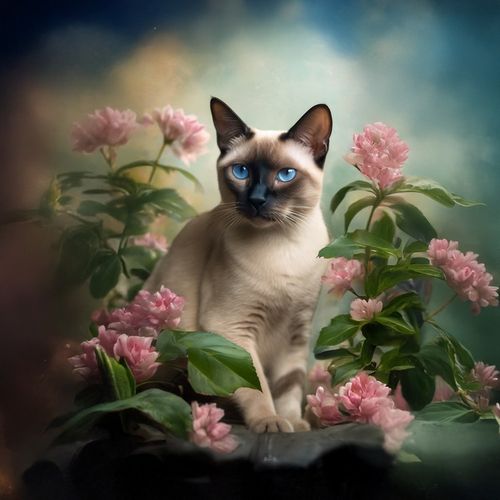 Котик Сиамская 11.jpg — Картинки для брелков / Разное, 2072×2072, обои скачать бесплатно