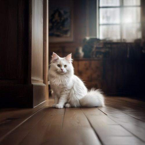 Котик Турецкий Ангорец.jpg — Картинки для брелков / Разное, 2072×2072, обои скачать бесплатно