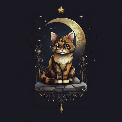 Котик Черепаховый 7.jpg — Картинки для брелков / Разное, 2072×2072, обои скачать бесплатно